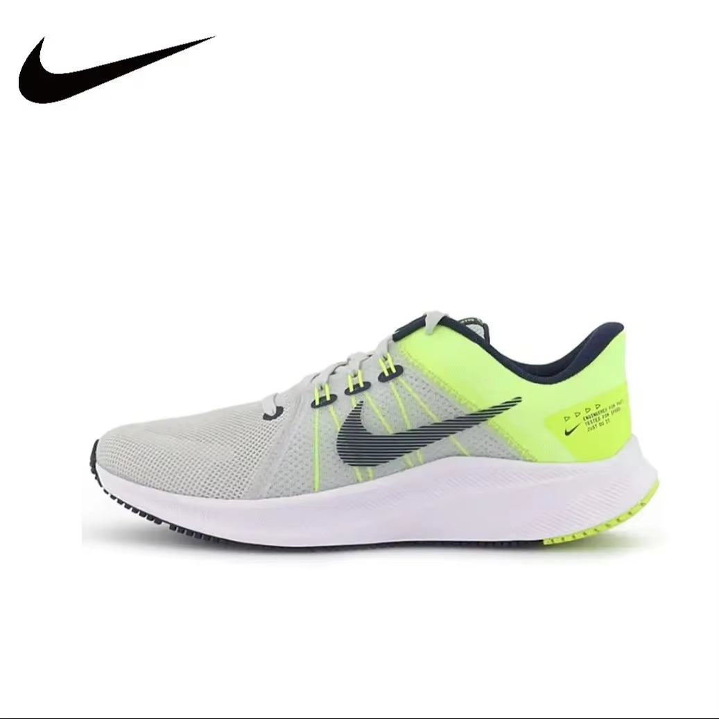 Quest 4 Low Man and Woman Sneakers Cushioning and Wear Resistance Sneakers Fashionable and Breathable Running Shoes White