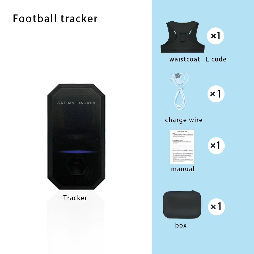 Action Tracer Soccer Gps Tracker Football Heatmap Trajectory with Vest as Statsports Soccerbee