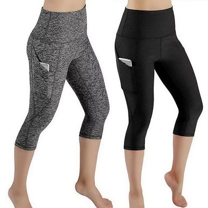 High Waist Legging Pockets Fitness Bottoms Running Sweatpants for Women Quick-Dry Sport Trousers Workout Yoga Pants 2024 NEW