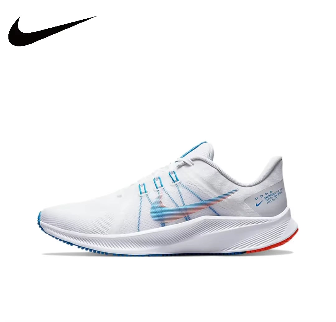 Quest 4 Low Man and Woman Sneakers Cushioning and Wear Resistance Sneakers Fashionable and Breathable Running Shoes White