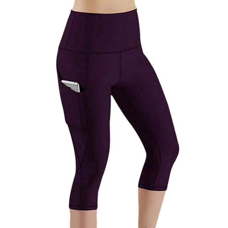 High Waist Legging Pockets Fitness Bottoms Running Sweatpants for Women Quick-Dry Sport Trousers Workout Yoga Pants 2024 NEW